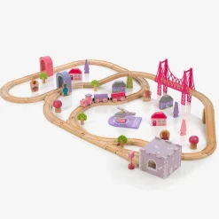 Bigjigs Wooden Fairy Town Train Set (114cm) Best