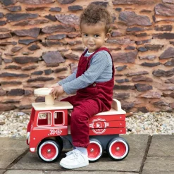 Vilac Wooden Fire Engine Toy (50cm) Discount