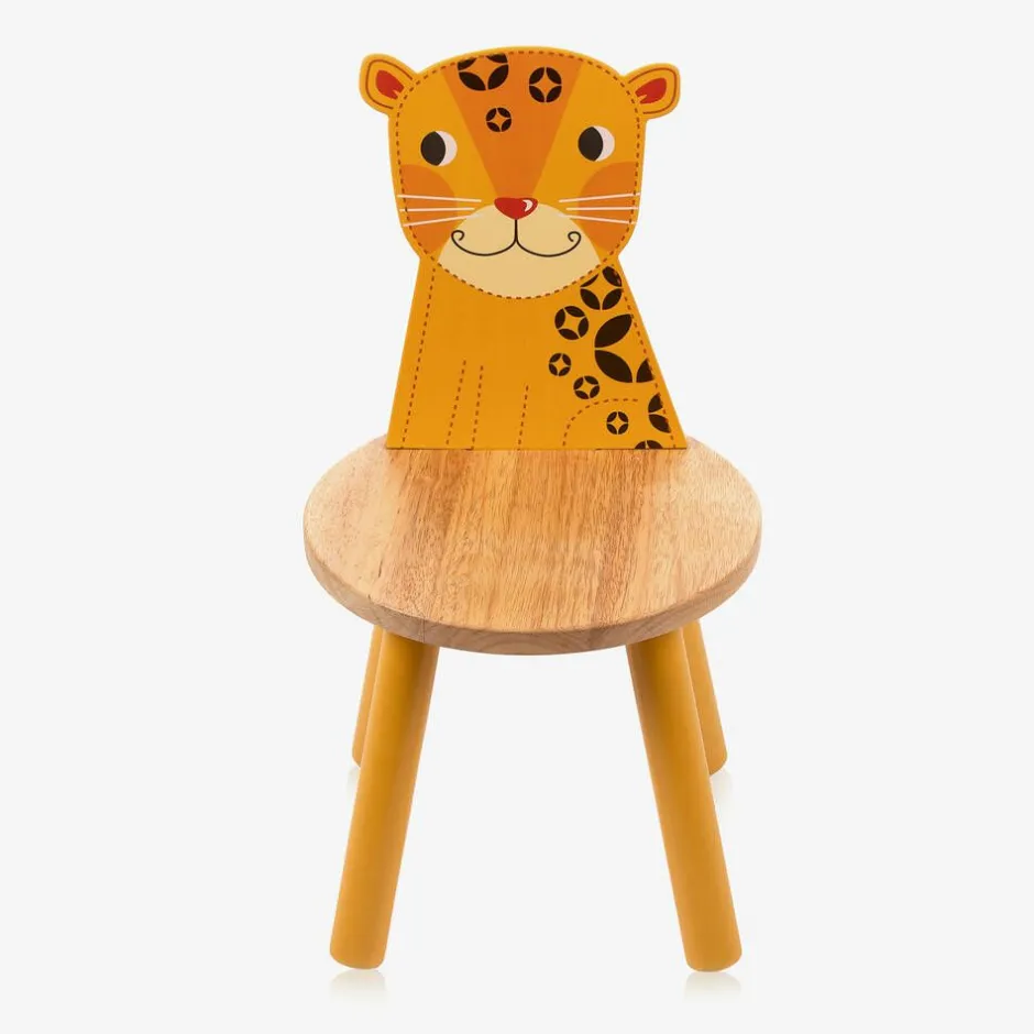 Bigjigs Wooden Leopard Chair (52cm) Discount