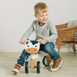 Bigjigs Wooden Ride-On Cow (45cm) Clearance
