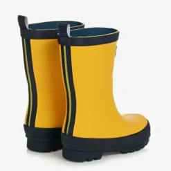 Hatley Yellow & Navy Blue Rain Boots Outlet