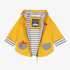 Week-end à la mer Yellow Hooded Rain Cape Discount
