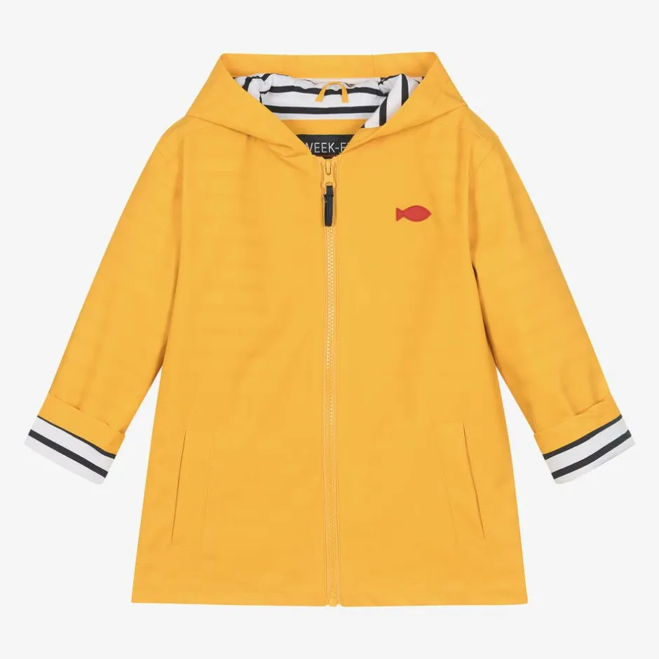 Week-end à la mer Yellow Hooded Raincoat Clearance