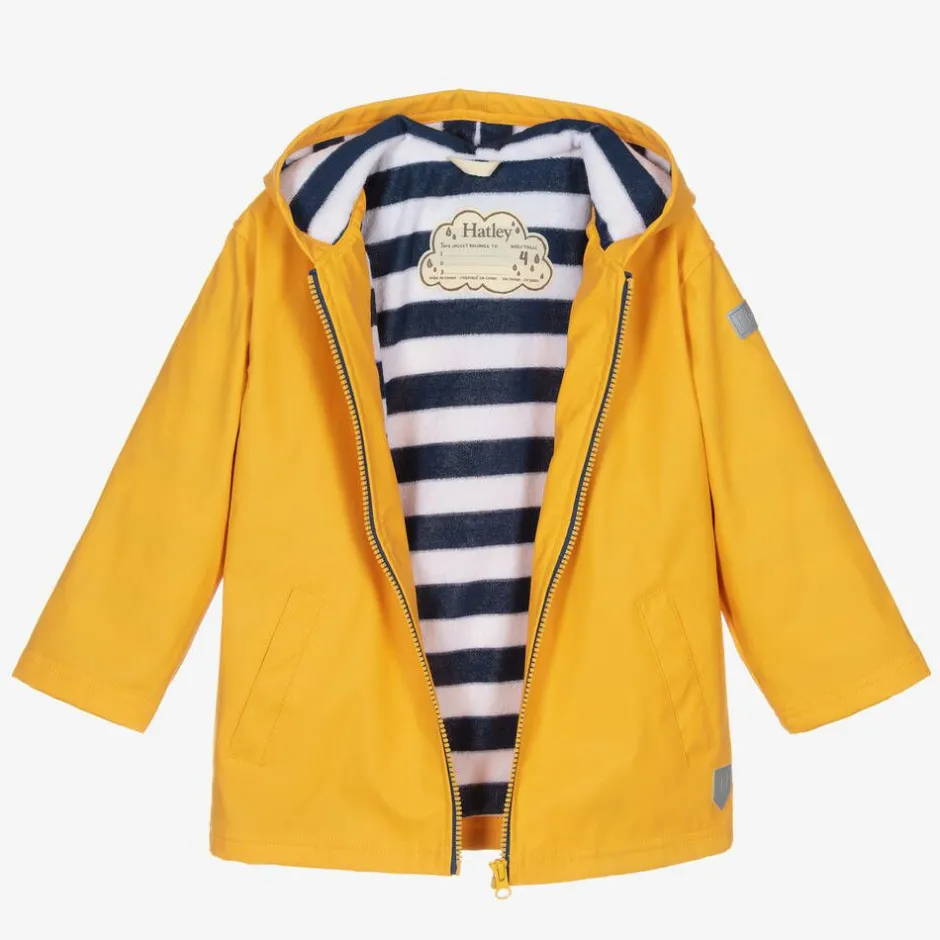 Hatley Yellow Hooded Raincoat