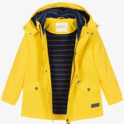 Mitty James Yellow Hooded Waterproof Raincoat Outlet