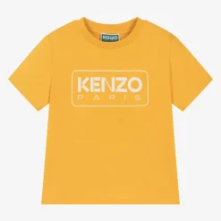 KENZO KIDS Yellow Kenzo Paris Organic Cotton T-Shirt Hot