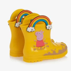Mini Melissa Yellow Peppa Pig Rain Boots Sale
