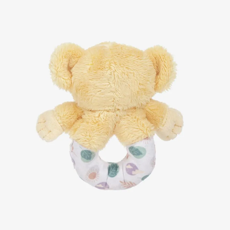 Rainbow Designs Yellow Plush Simba Ring Rattle Toy (11cm) Discount