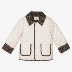 Fendi Baby Girls Pink FF Jacket Sale