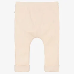 1 + in the family Baby Girls Pink Ribbed Cotton Leggings Clearance