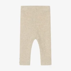 1 + in the family Beige Cotton Knit Leggings Discount