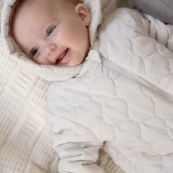 Tutto Piccolo Beige Quilted Baby Snowsuit Sale