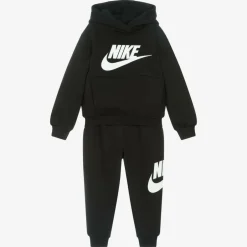 Nike Black Cotton Tracksuit Outlet