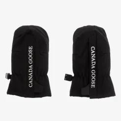 Canada Goose Black Down Padded Mittens Online