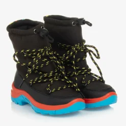 Stella McCartney Kids Ski Wear Capsule Black Snow Boots