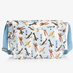 Powell Craft Blue Aeroplane Baby Changing Bag (36cm) Hot