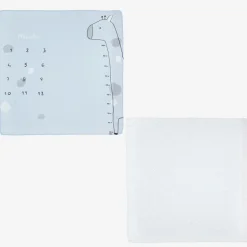 Mayoral Blue Cotton Baby Milestone Swaddles (2 Pack) Discount