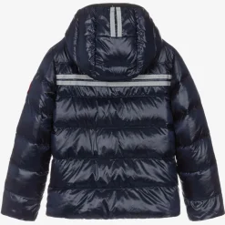 Canada Goose Blue Down Padded Crofton Jacket