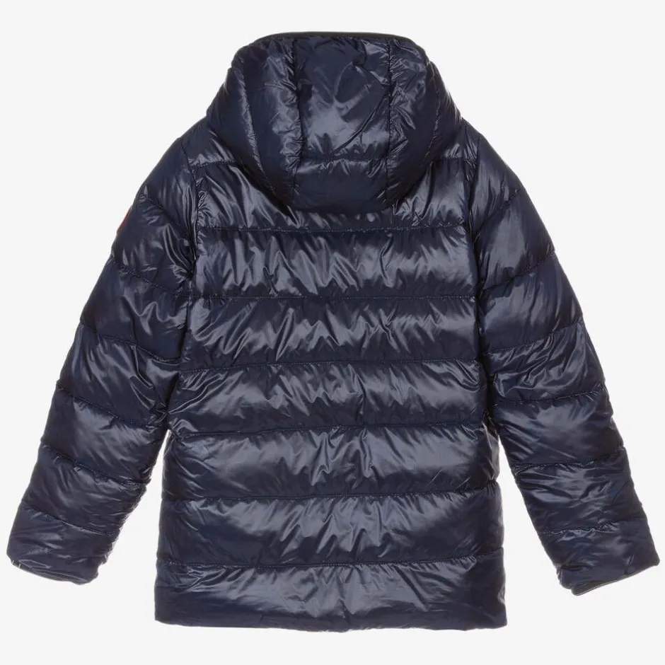 Canada Goose Blue Down Padded Crofton Jacket Best