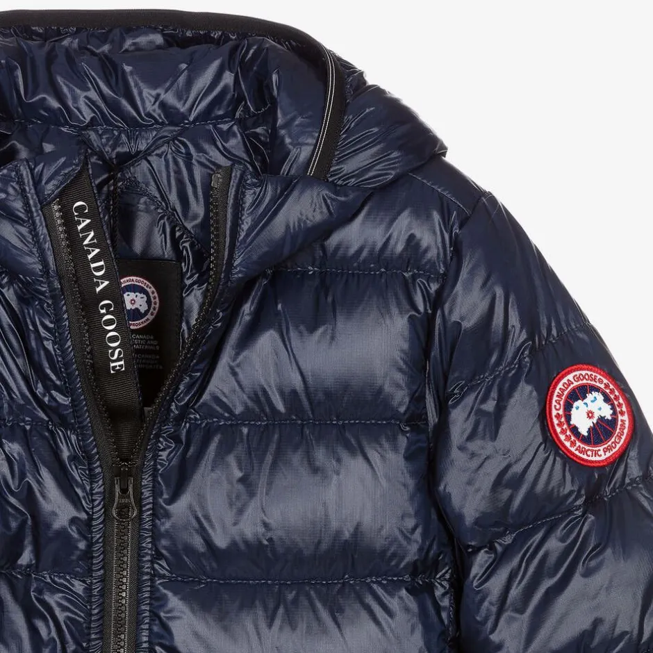Canada Goose Blue Down Padded Crofton Jacket Best
