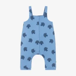 The Bonniemob Blue Organic Cotton Baby Dungarees Clearance