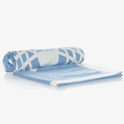 Burberry Blue Thomas Bear Baby Blanket (87cm) Discount