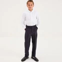 Childrensalon Occasions Boys Blue Cotton Chino Trousers