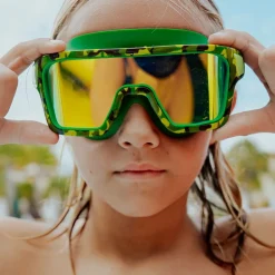 Bling2o Boys Green Camouflage Swimming Mask Best
