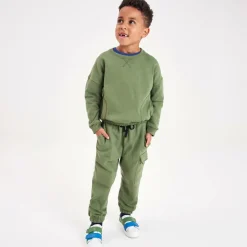 Joyday Boys Green Cotton Jersey Joggers Best