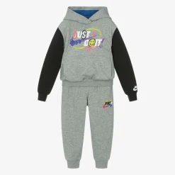 Nike Boys Grey Cotton Tracksuit Best
