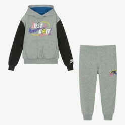 Nike Boys Grey Cotton Tracksuit Best