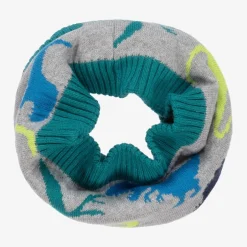Boboli Boys Grey Dinosaur Snood Sale