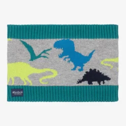 Boboli Boys Grey Dinosaur Snood Sale