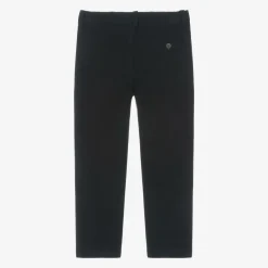 Il Gufo Boys Navy Blue Check Trousers Sale