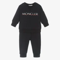 Moncler Enfant Boys Navy Blue Cotton Tracksuit New