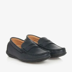 Sevva Boys Navy Blue Loafers Discount