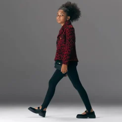 Versace Girls Black Milano Jersey Stirrup Leggings New