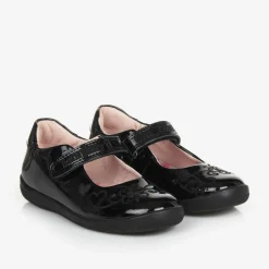 Lelli Kelly Girls Black Patent Leather Bar Shoes Outlet