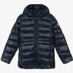 Canada Goose Girls Blue Down Padded Cypress Jacket Best