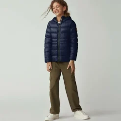 Canada Goose Girls Blue Down Padded Cypress Jacket Best