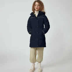 Canada Goose Girls Blue Down Padded Juniper Parka Coat