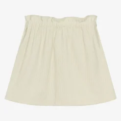 Everything Must Change Girls Ivory Corduroy Skirt