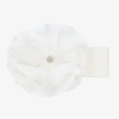 Beau KiD Girls Ivory Ruffle Headband Sale