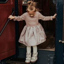 Donsje Girls Cotton Dress Lilac