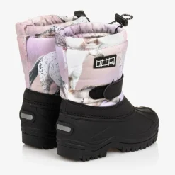 Molo Girls Pink Horses Snow Boots Hot