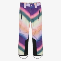 Molo Girls Pink Wavy Rainbow Ski Trousers WavyRainbow Sale