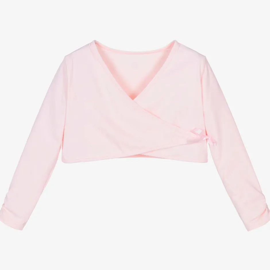 Danskin Girls Pink Wrap Cardigan Hot