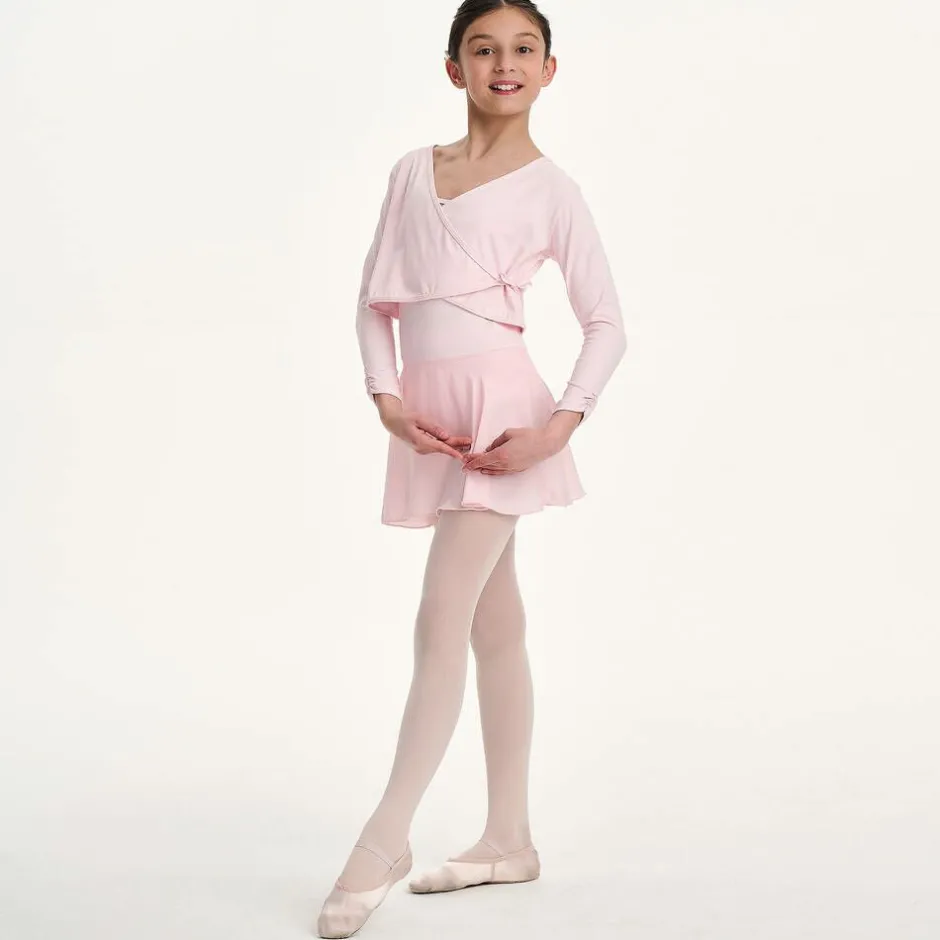 Danskin Girls Pink Wrap Cardigan Hot