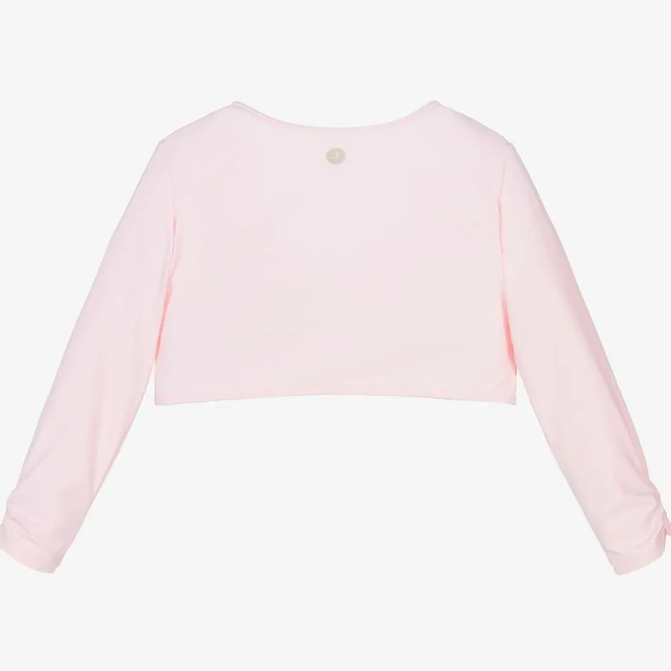 Danskin Girls Pink Wrap Cardigan Hot