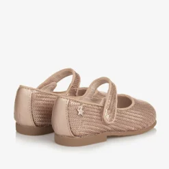Mayoral Girls Rose Gold Sequinned Velcro Shoes Discount